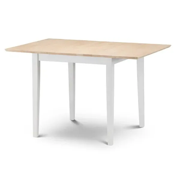 4-Seater Extendable Dining Table - Ivory, Hardwood