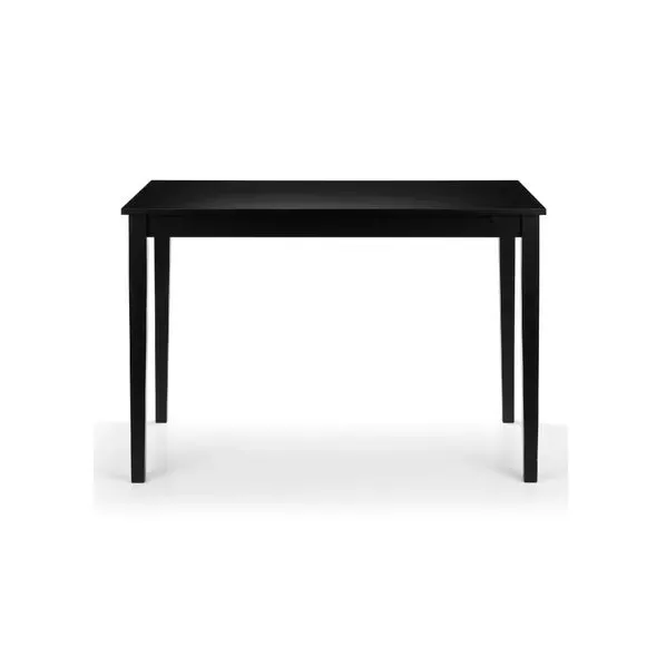 4-Seater Rectangular Dining Table - Black