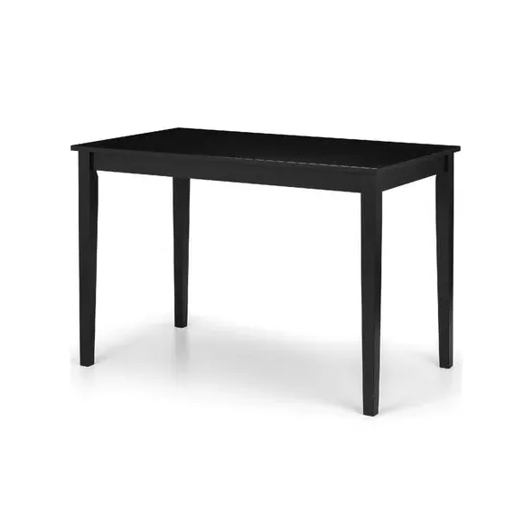 4-Seater Rectangular Dining Table - Black image