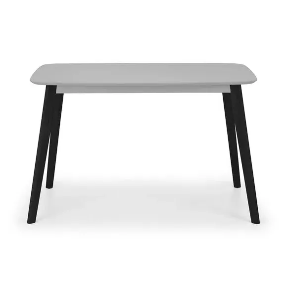 4-Seater Rectangular Dining Table - Grey, MDF