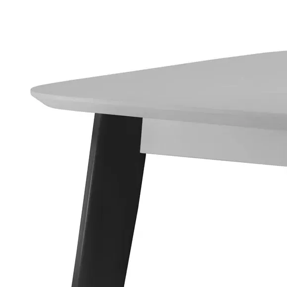 4-Seater Rectangular Dining Table - Grey, MDF