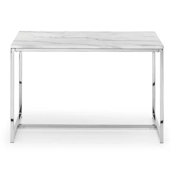 4-Seater Rectangular Dining Table - White