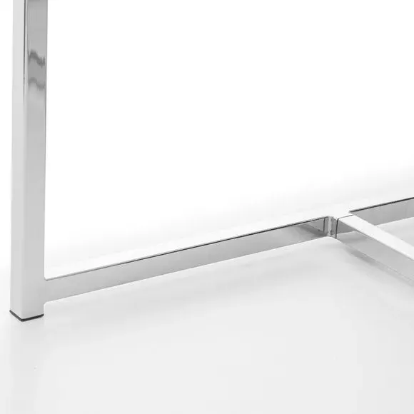 4-Seater Rectangular Dining Table - White