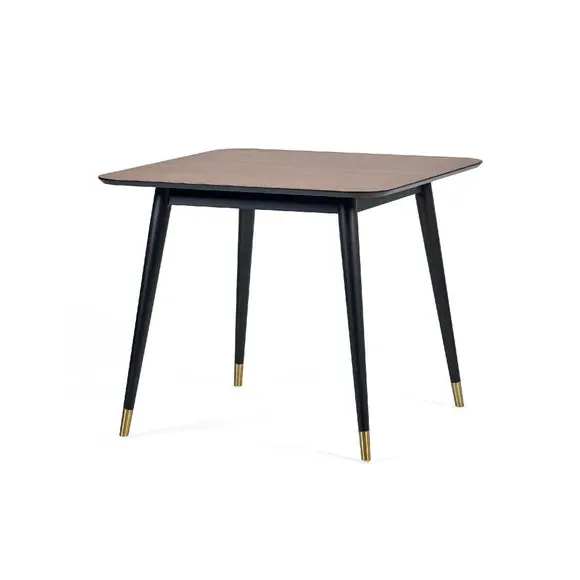 4-Seater Square Dining Table - Walnut, Wood