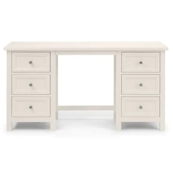 6-Drawer Dressing Table - White
