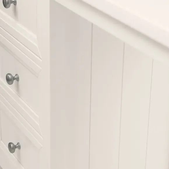 6-Drawer Dressing Table - White