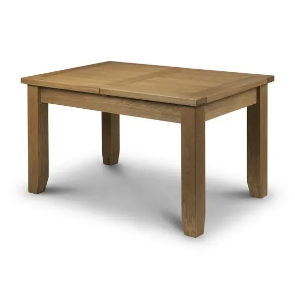 6-Seater Extendable Dining Set - Oak, Solid Wood