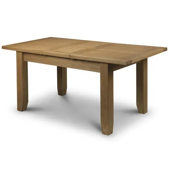 6-Seater Extendable Dining Set - Oak, Solid Wood