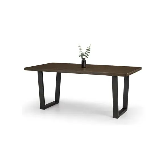 6-Seater Rectangular Dining Table - Dark Oak