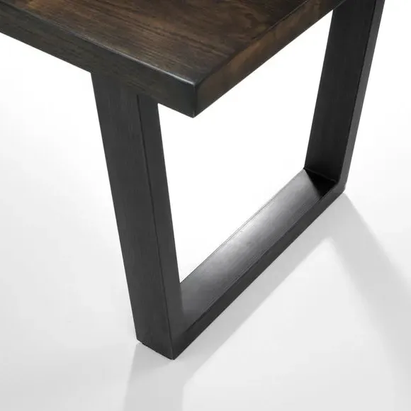 6-Seater Rectangular Dining Table - Dark Oak