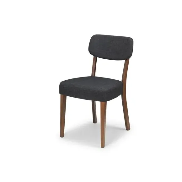 6-Seater Round Dining Set - Walnut, Glass