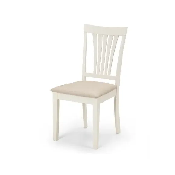 6-Seater Round Dining Table Set - Ivory, MDF