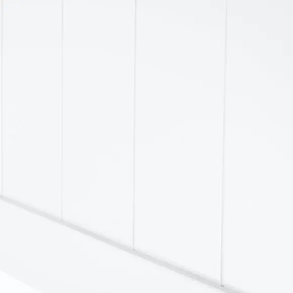 Bunk Bed Frame with Panels - White, Pine