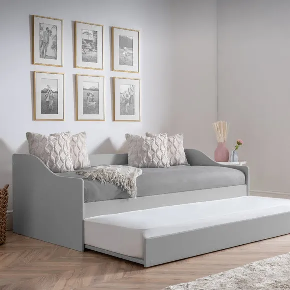 Daybed with Pull-Out Trundle - Grey
