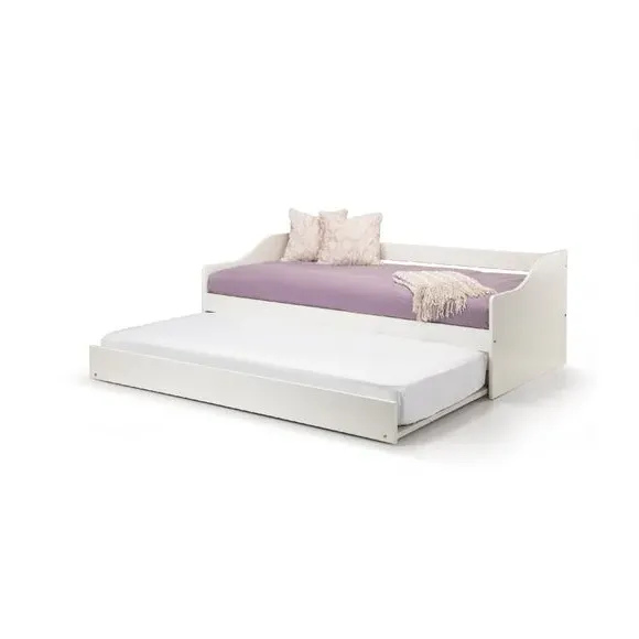 Daybed with Pull-Out Trundle - White