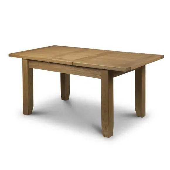 Extendable Dining Set with 4 Chairs - Oak