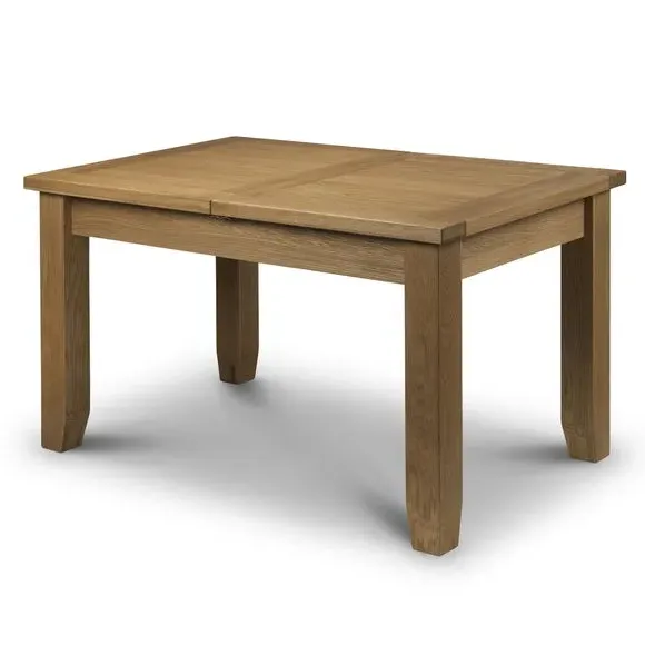 Extendable Dining Set with 4 Chairs - Oak