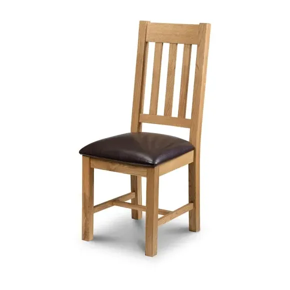 Extendable Dining Set with 6 Chairs - Oak
