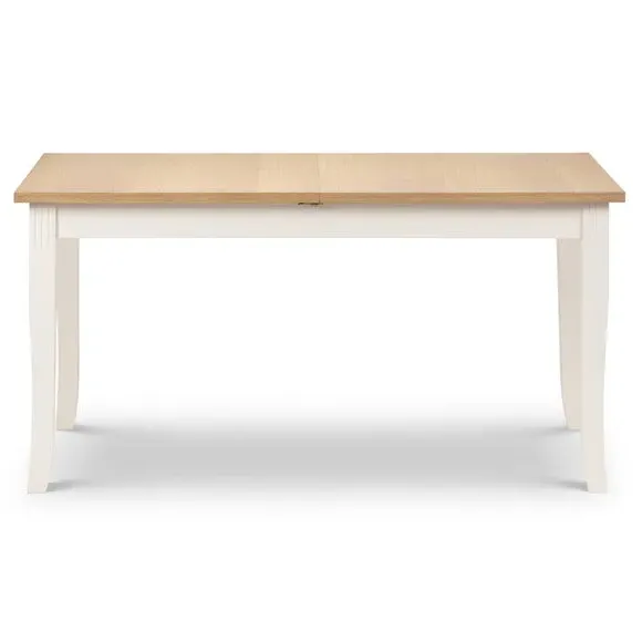 Extendable Dining Table - Ivory, Oak Veneer