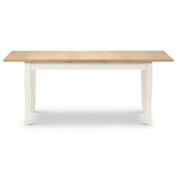 Extendable Dining Table - Ivory, Oak Veneer