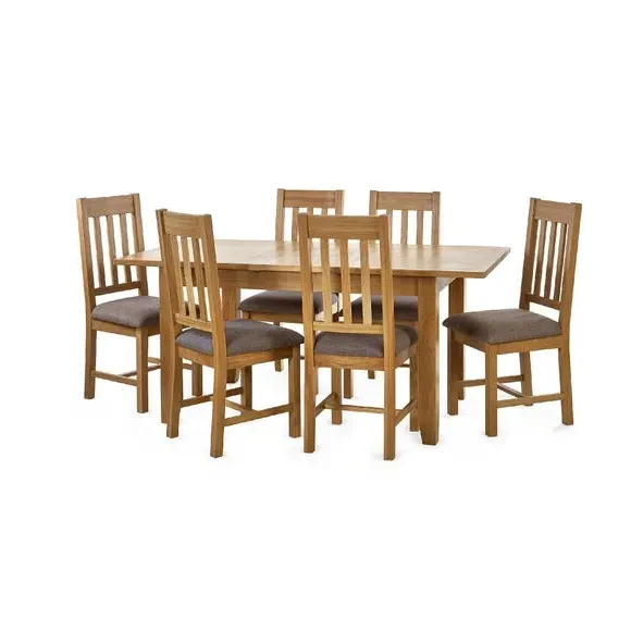 Extendable Dining Table - Natural, Oak