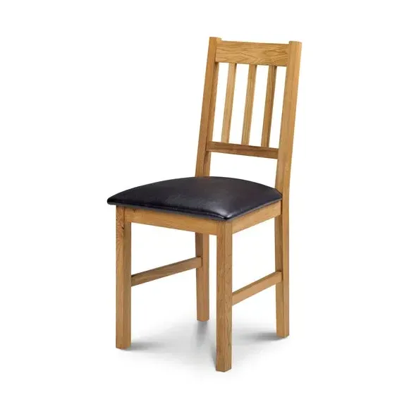 Extendable Dining Table with 4 Chairs - Oak