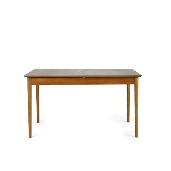 Extendable Dining Table with Drawers - Brown, Wood