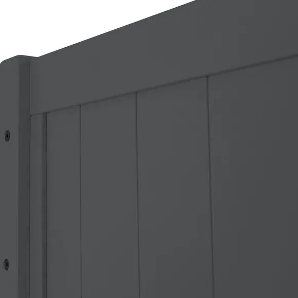 High Sleeper Bed with Storage - Black, Hardwood