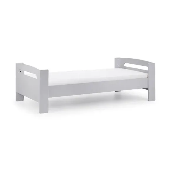 Mid Sleeper Bed with Ladder - Grey, Wood