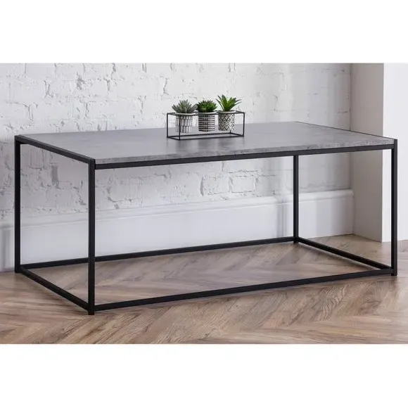 Nesting Coffee Tables - Grey, Steel Frame