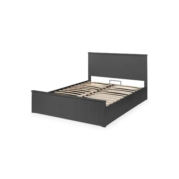 Ottoman Bed Frame with Storage - Black, Lacquer