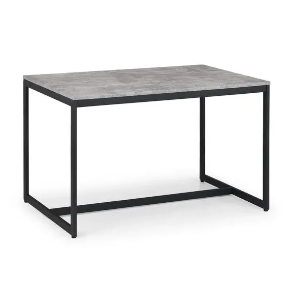 Rectangular Dining Set with Benches - Grey
