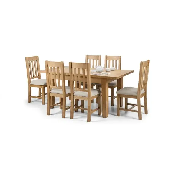 Rectangular Extendable Dining Table - Oak