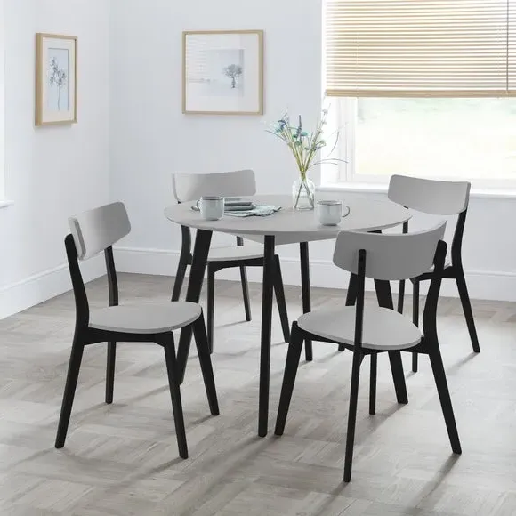 Round Dining Table - Grey, MDF image