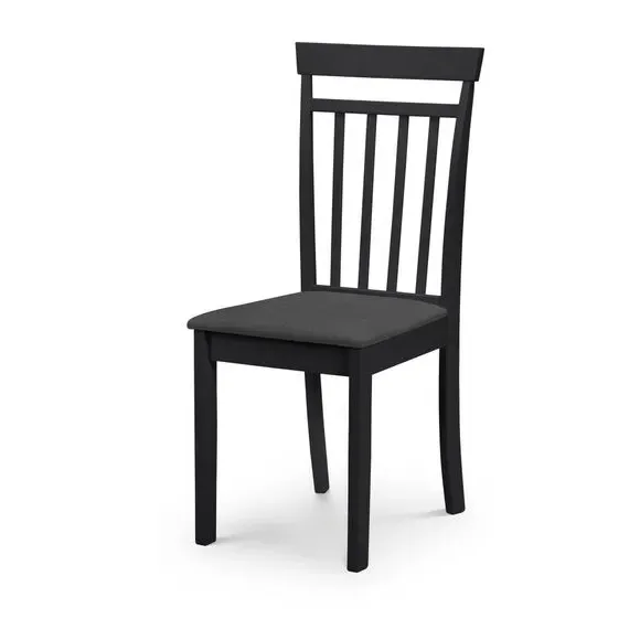 Round Drop Leaf Dining Set with Chairs - Black