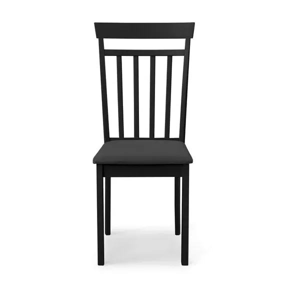 Round Drop Leaf Dining Set with Chairs - Black