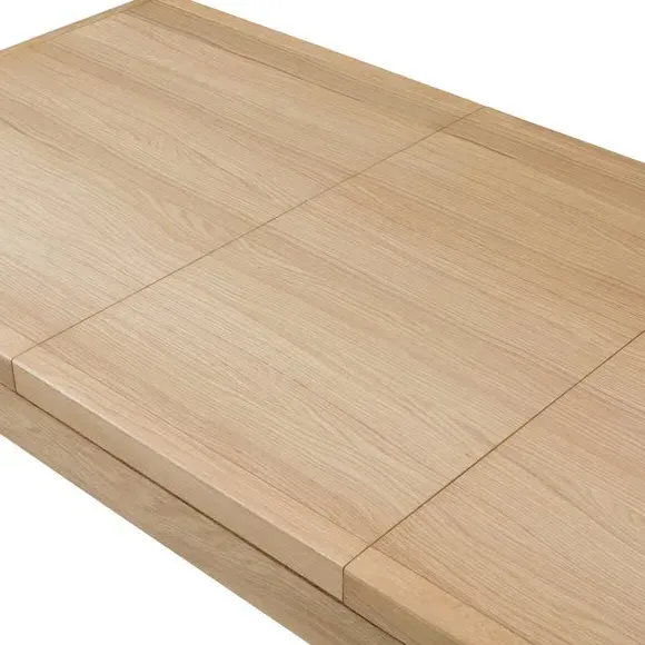 Round Extendable Dining Table Set - Oak Wood