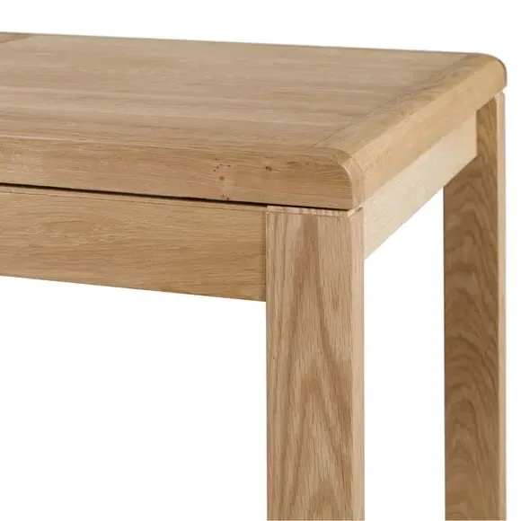 Round Extendable Dining Table Set - Oak Wood