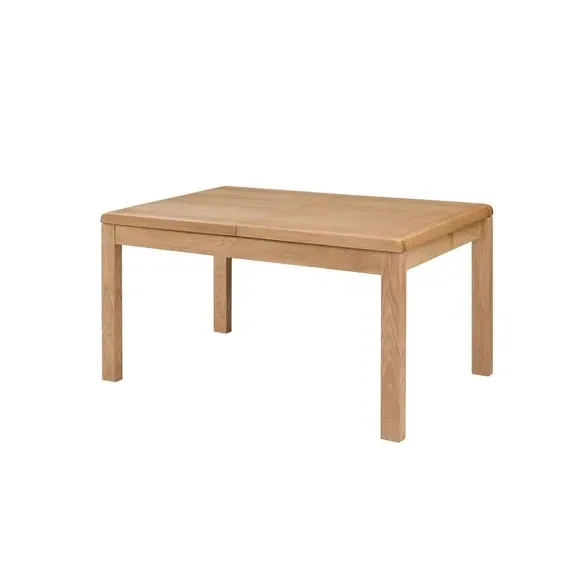 Round Extendable Dining Table Set - Oak Wood image