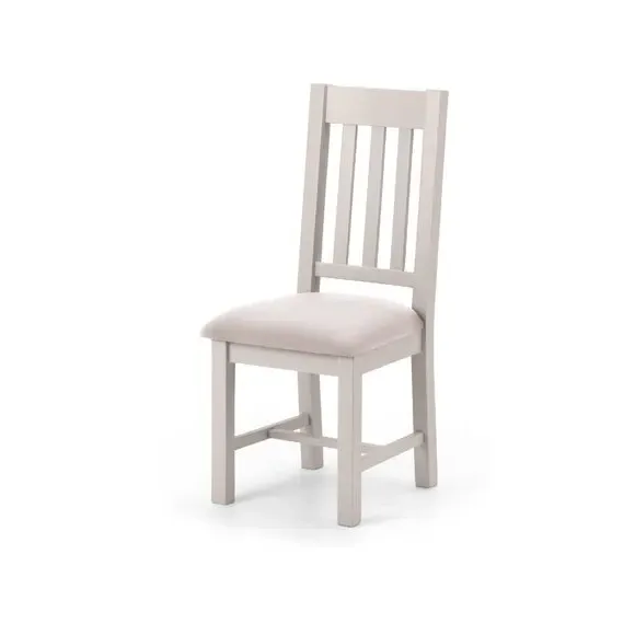 Set of 2 Dining Chairs - Blue, Oak