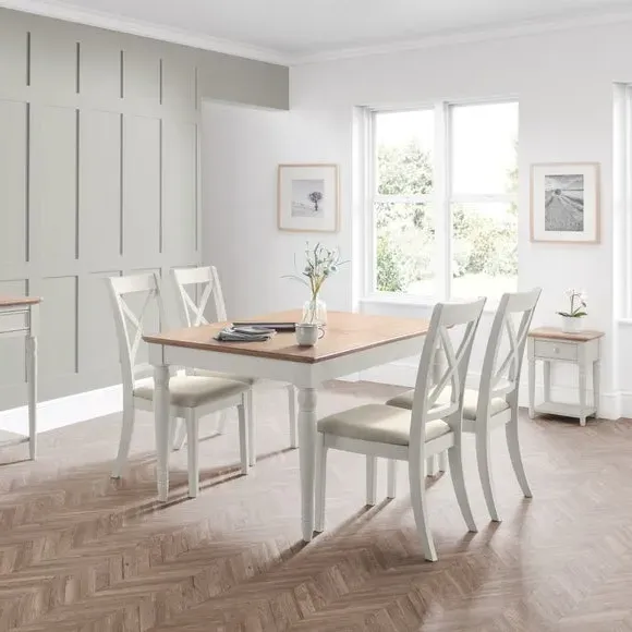Set of 2 Dining Chairs - Grey, Lacquer