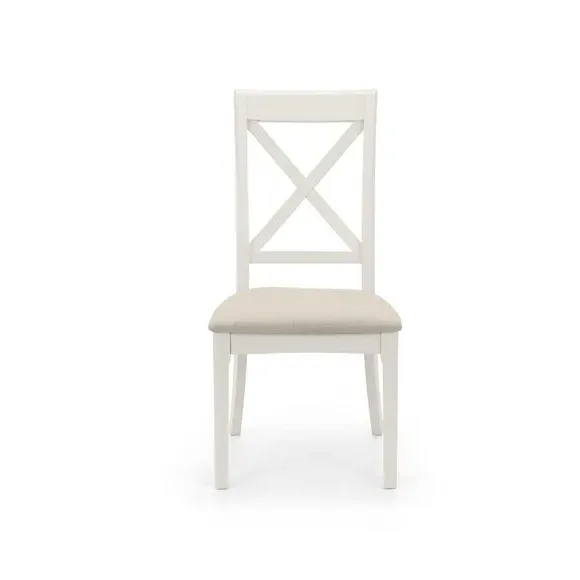 Set of 2 Dining Chairs - Grey, Lacquer