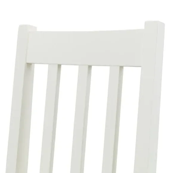 Set of 2 Dining Chairs - Ivory, Faux Linen
