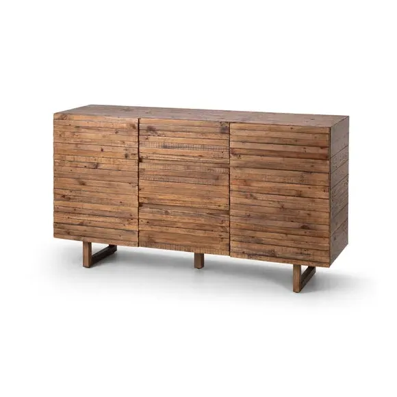 Sideboard with Storage - Brown, Reclaimed Wood
