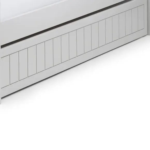Single Trundle Bed with Storage - Grey, Lacquer