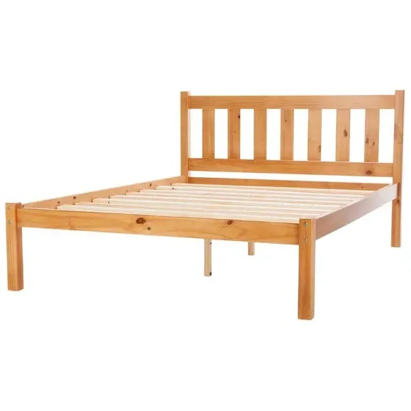 Slatted Bed Frame - Wood, Pine
