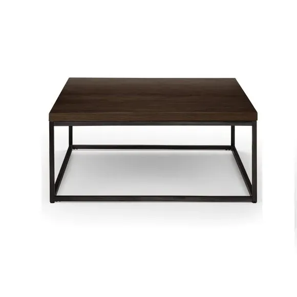 Square Coffee Table - Dark Oak, Solid Wood