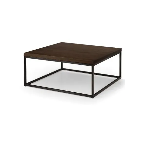 Square Coffee Table - Dark Oak, Solid Wood image