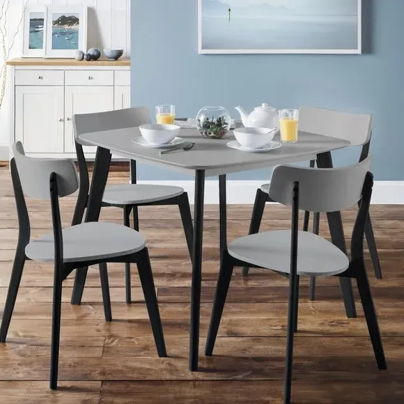 Square Dining Table - Grey, MDF image