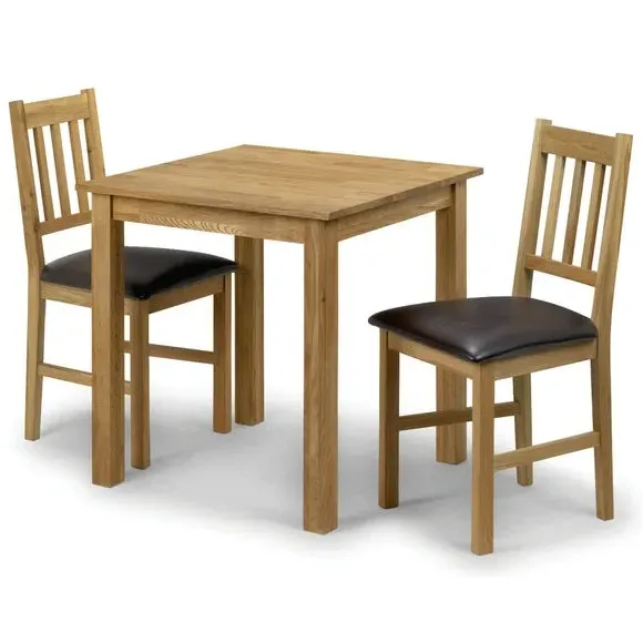 Square Dining Table - Oak, Solid Wood